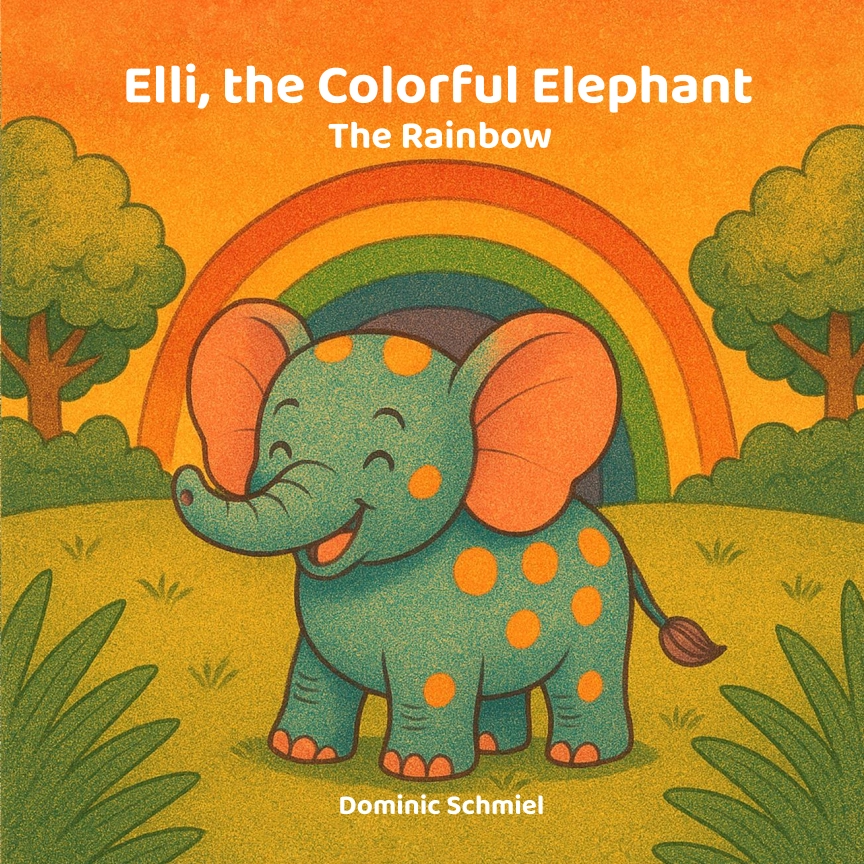 Cover 'Elli, the Colorful Elephant – The Rainbow'